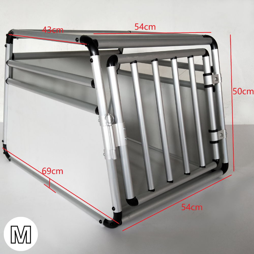 Topmast Autobench Aluminium - Stevige Reisbench - Ronde Buizen - Lichtgrijs