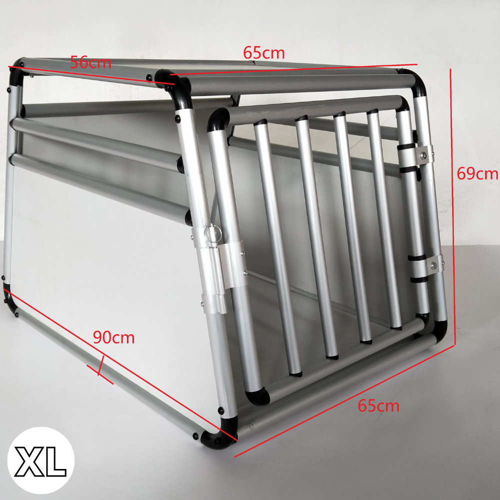 Topmast Autobench Aluminium - Stevige Reisbench - Ronde Buizen - Lichtgrijs