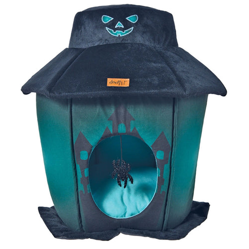 Manoir hanté phosphorescent pour chat et petit chien