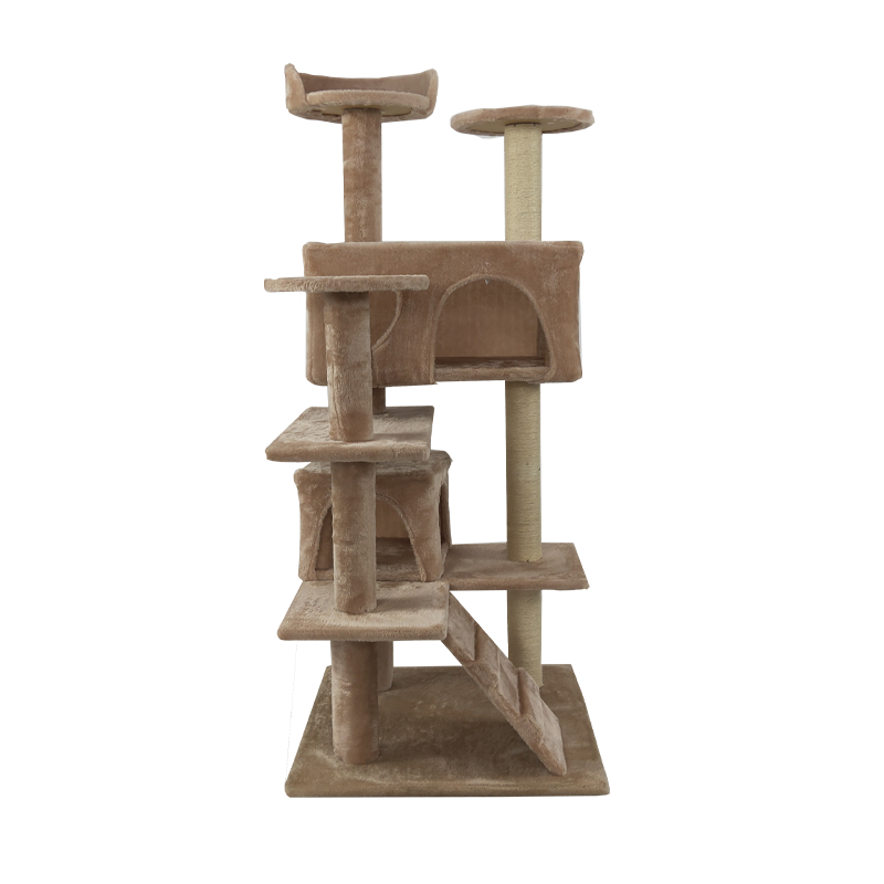 Topmast Krabpaal Mickey - Beige - 50 x 50 x 125 cm