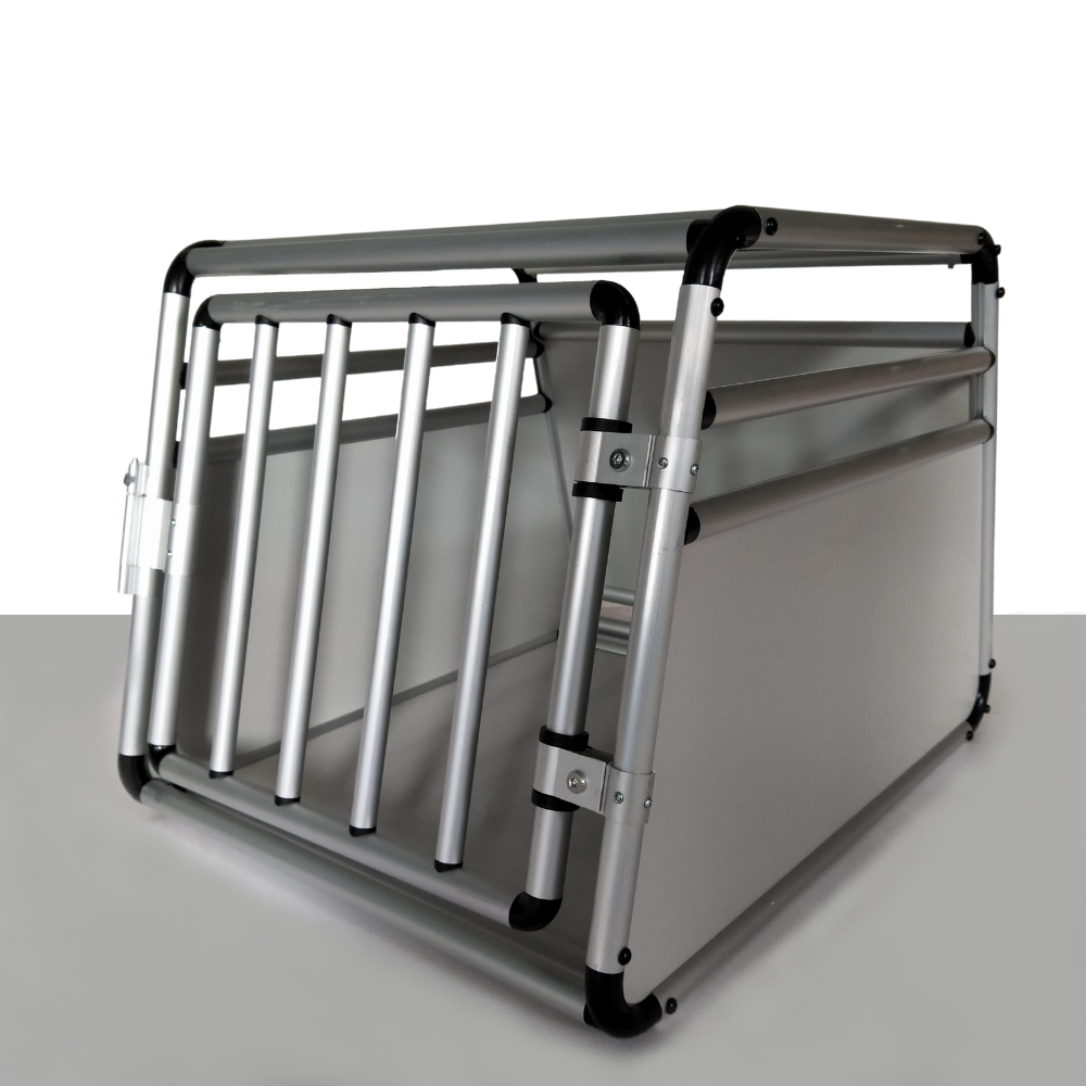 Topmast Autobench Aluminium - Stevige Reisbench - Ronde Buizen - Lichtgrijs