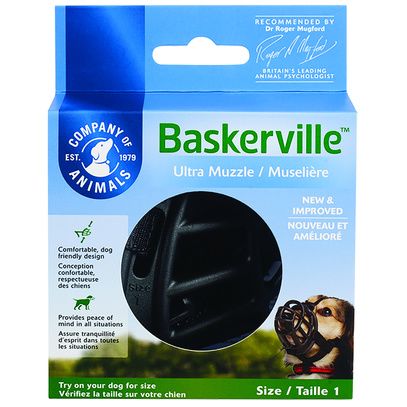 Muselière Baskerville Ultra Muzzle pour chien – Tailles T1 à T6