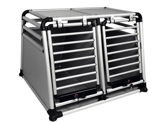 Topmast Aluminium TravelBox Superior - Dubbel - Met Gasveer en Slot - Large