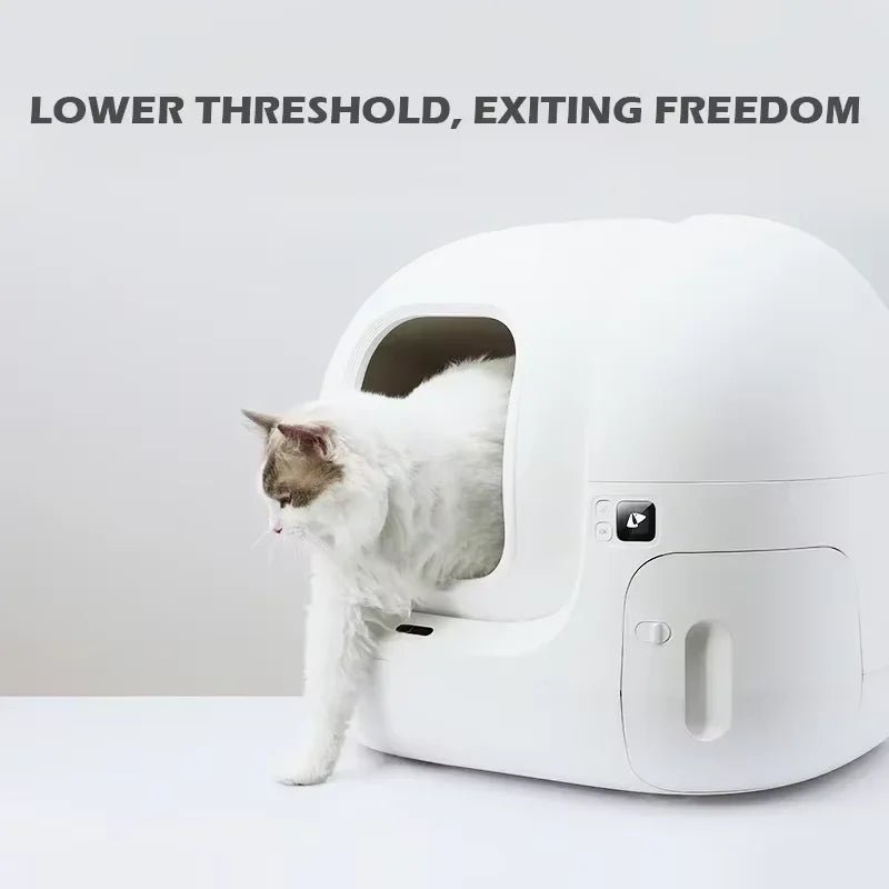 Original MAX-2 smart cat litter box, enclosed sand-proof cat toilet, Wi-Fi app control, air purifying spray and N50 deodorant - Trufféo
