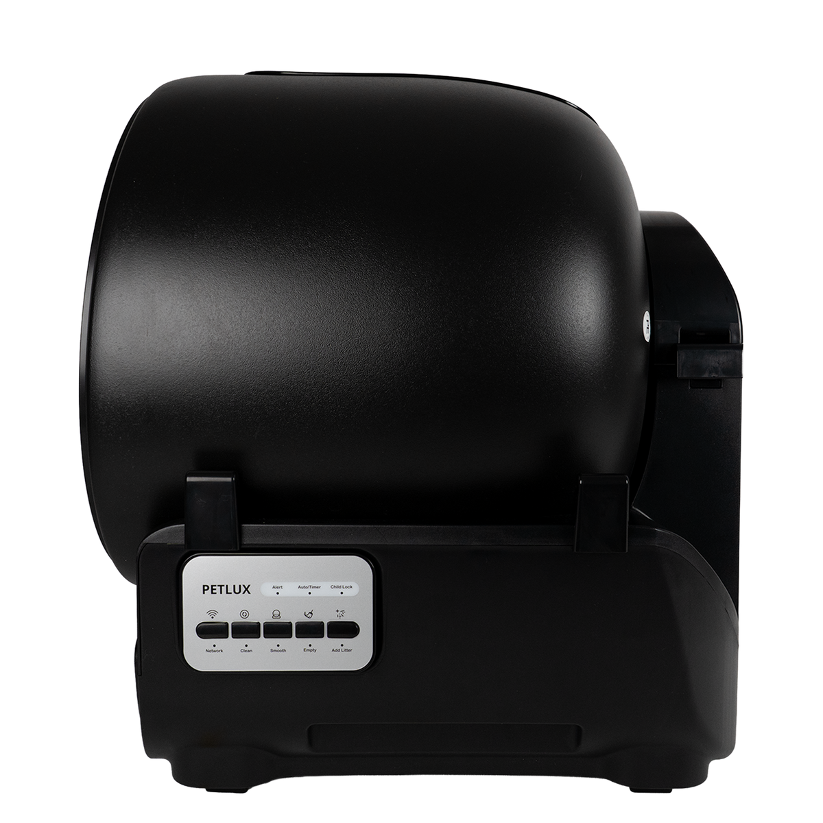 Litière automatique PETLUX V3 XXL noire - vue de profil