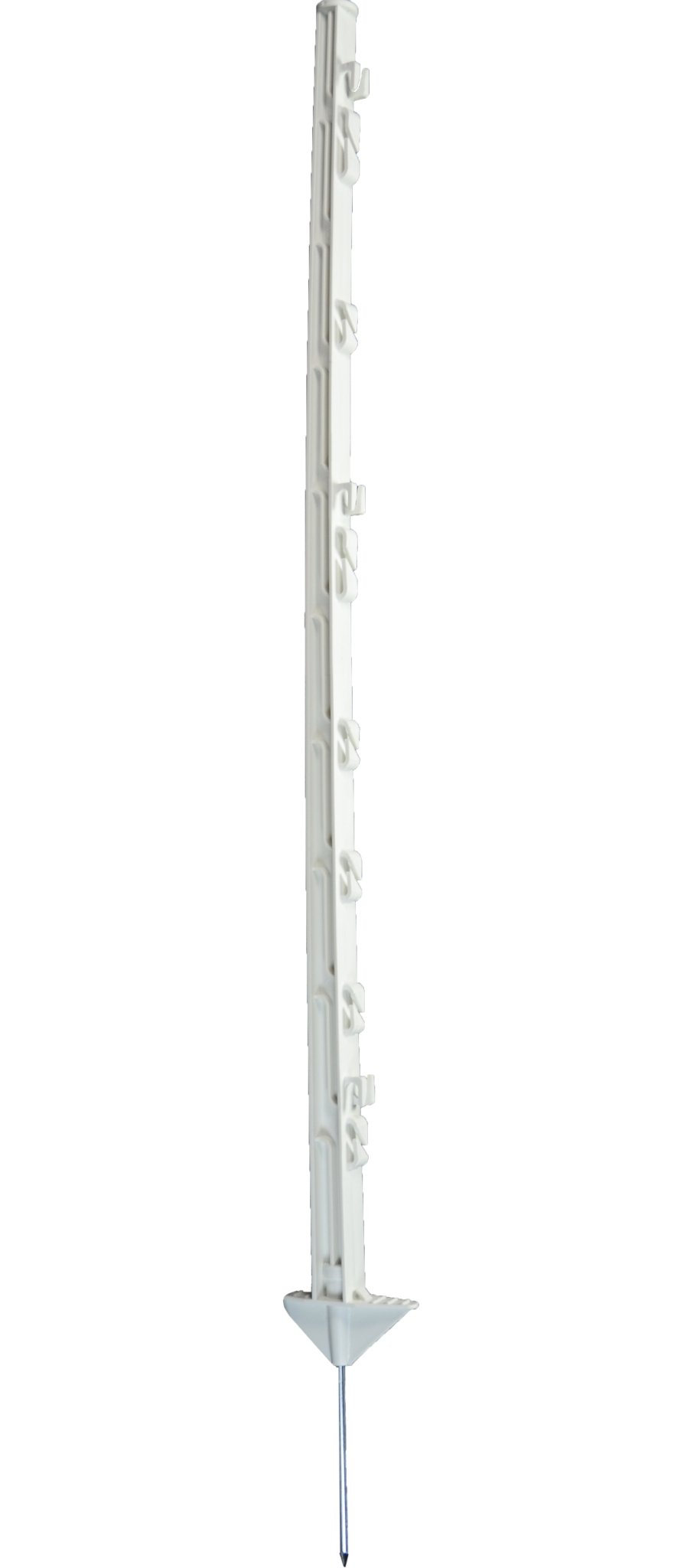 Piquet de Clôture en Plastique Haute Résistance 105 cm blanc - Trufféo