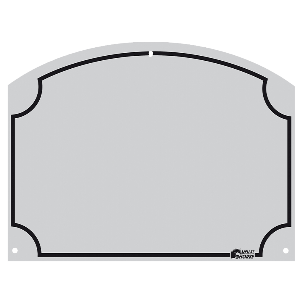 Plaque nominative d'écurie 70 × 95 mm - Trufféo