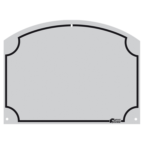 Plaque nominative d'écurie 70 × 95 mm