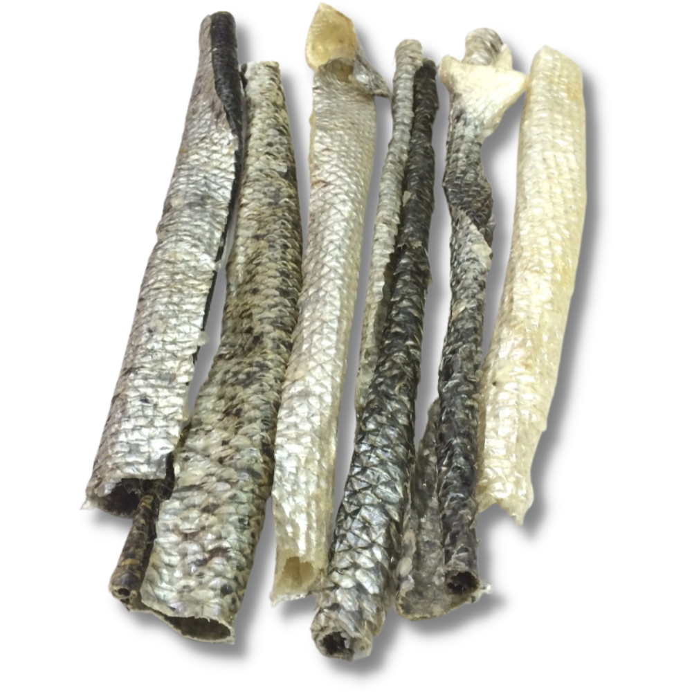Zalmhuid Gedroogd - 50 Gram