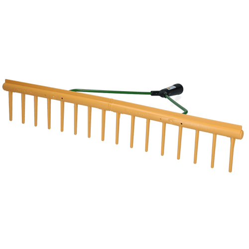 Râteau à bord lissant 64 cm, 16 dents