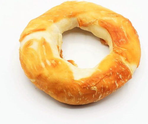 Donuts à Mâcher Rawhide Poulet – Dents propres & plaisir garanti 🐾