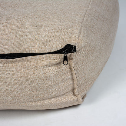 Topmast Hondenkussen Riva - Extra Dik Matras 27 cm - Beige - Orthopedische silicone vulling