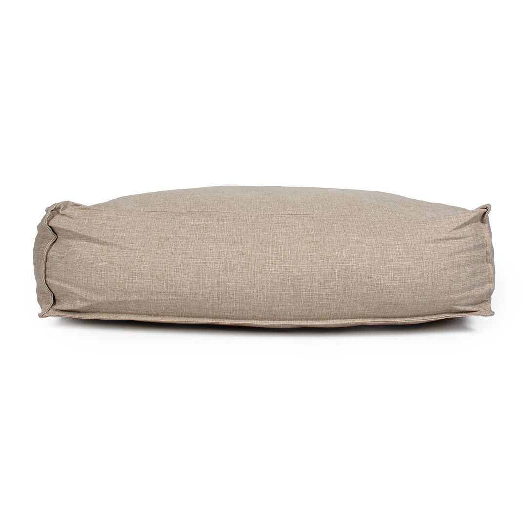 Topmast Hondenkussen Riva - Extra Dik Matras 27 cm - Beige - Orthopedische silicone vulling
