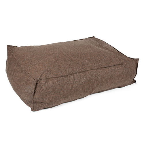 Coussin pour chien Topmast Riva - Matelas extra épais 27 cm - Brun - Garnissage orthopédique en silicone