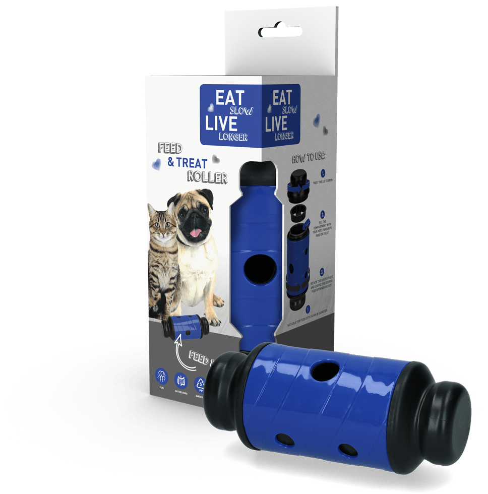 Rouleau distributeur Eat Slow Live Longer Feed & Treat - La Meute Trufféo
