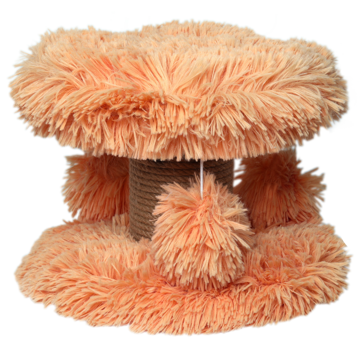 Topmast Krabpaal Fluffy Langhaar Lycia - Perzik