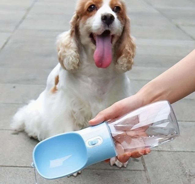 Drinkfles honden onderweg - Drinkfles honden  - 380 ML