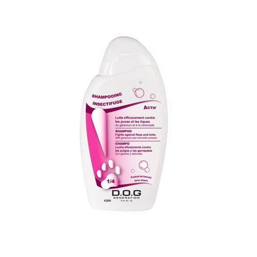 Geraniol Insect Repellent Dog Shampoo – Paraben-Free, 250 ml (Dog Génération)