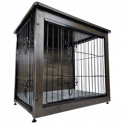 Cage pour chien Topmast - Gris foncé - Avec tapis de cage - Différentes tailles TOPMAST