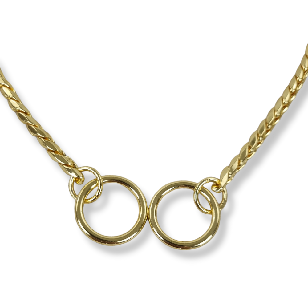 Topmast Slangenketting - Goudkleurige Halsband