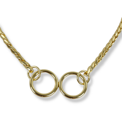 Topmast Slangenketting - Goudkleurige Halsband