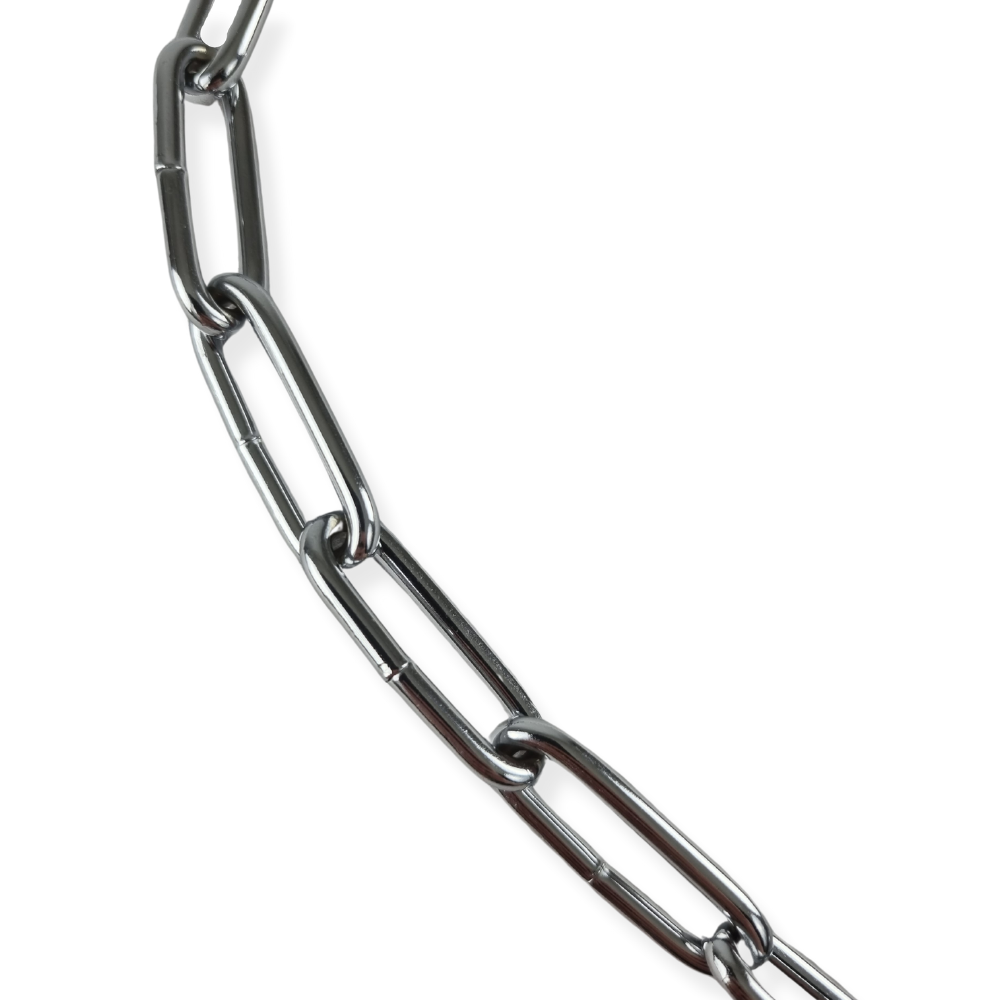 Topmast Slipketting Vintage - Trainingshalsband Met Lange Schakels - Zilver