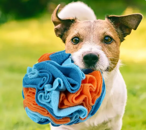 Snuffelball 15 cm – Balle de fouille interactive pour chien