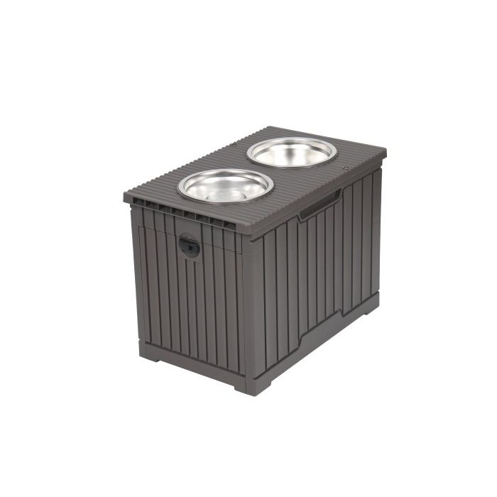 Table de repas Topmast avec rangement et double gamelle inox - Trufféo