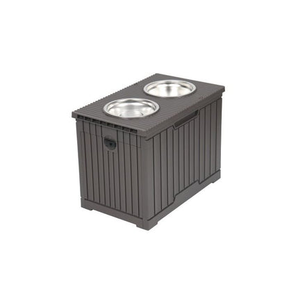 Table de repas Topmast avec rangement et double gamelle inox - Trufféo