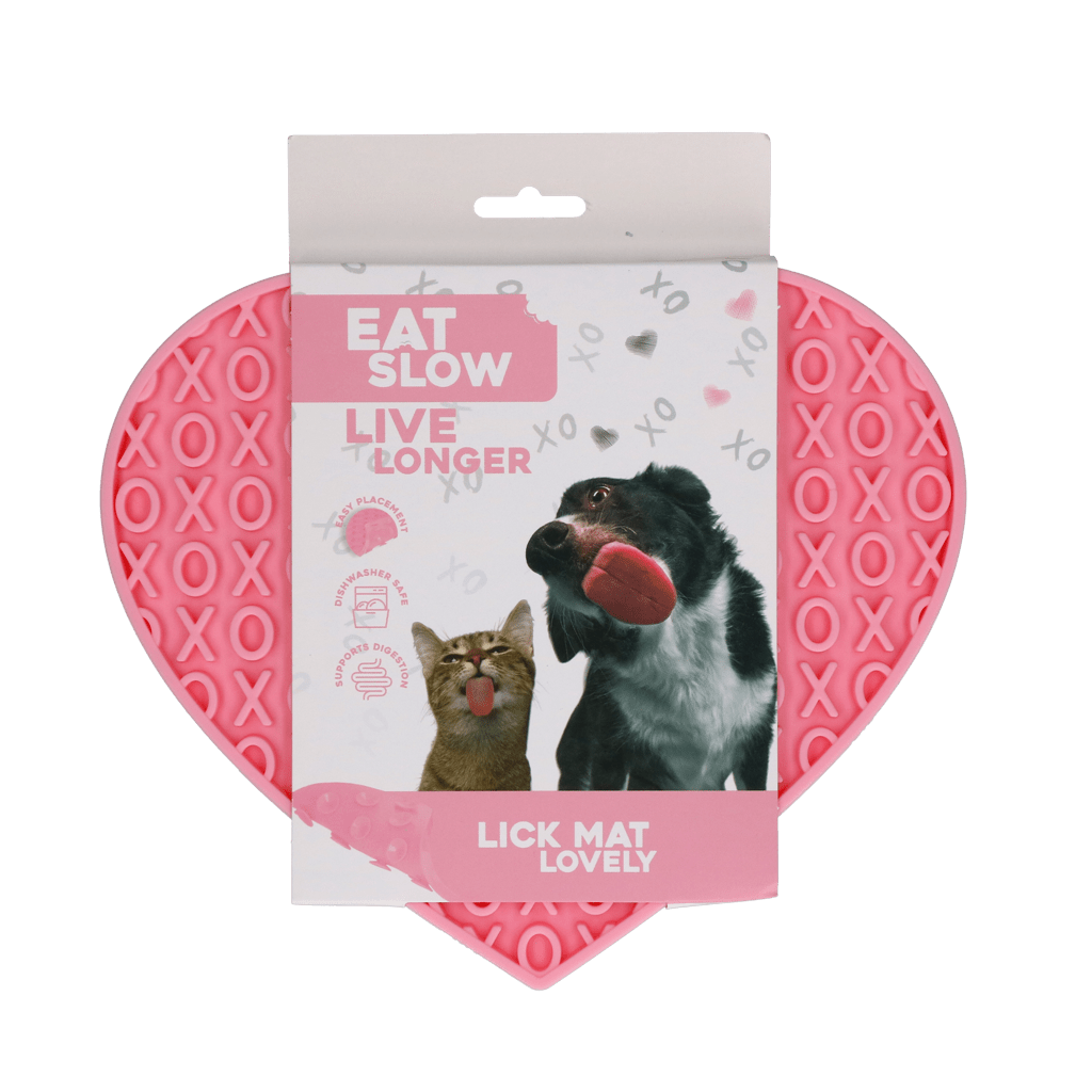 Tapis de léchage Eat Slow Live Longer — Cœur - La Meute Trufféo