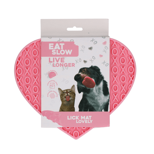 Tapis de léchage Eat Slow Live Longer — Cœur