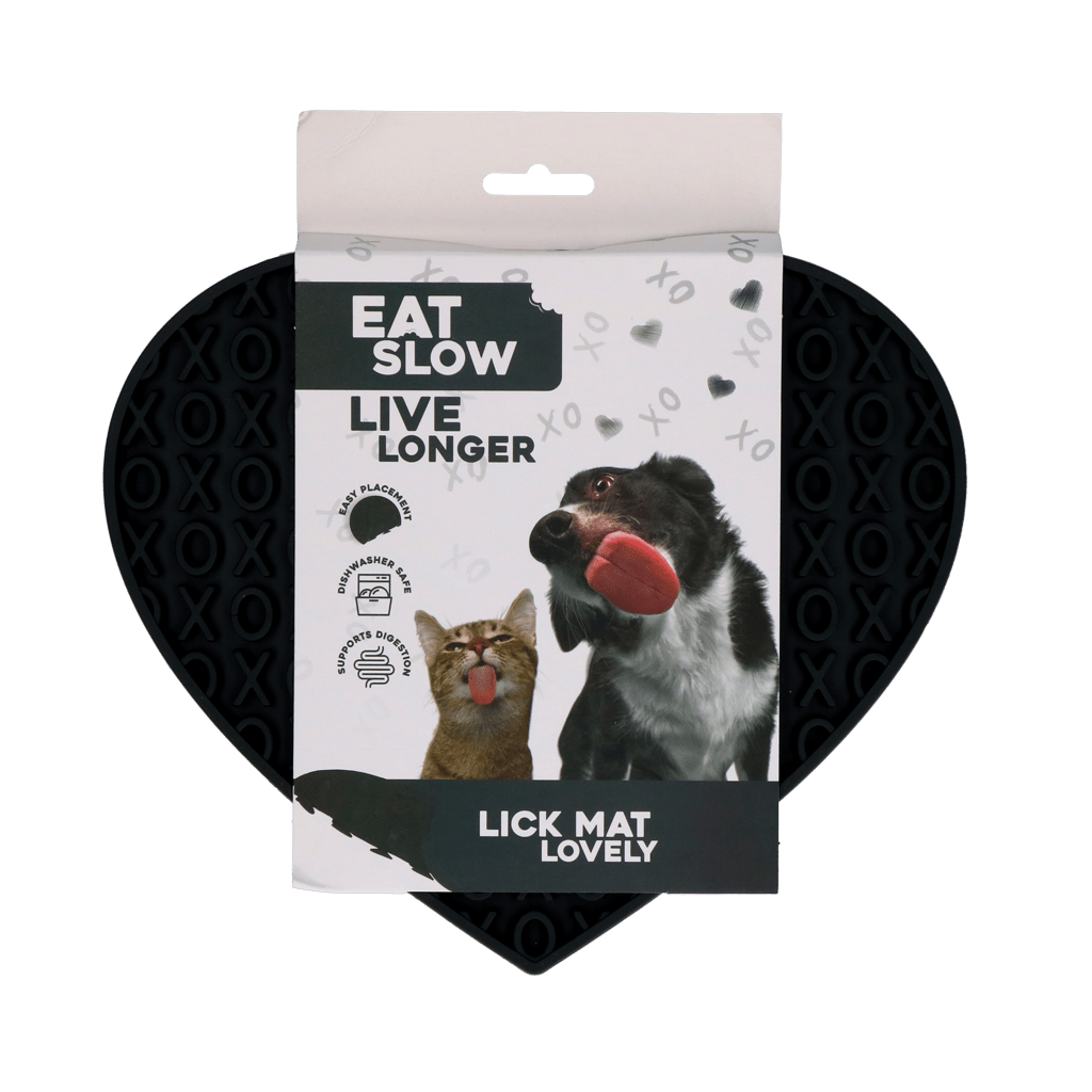 Tapis de léchage Eat Slow Live Longer — Cœur - La Meute Trufféo
