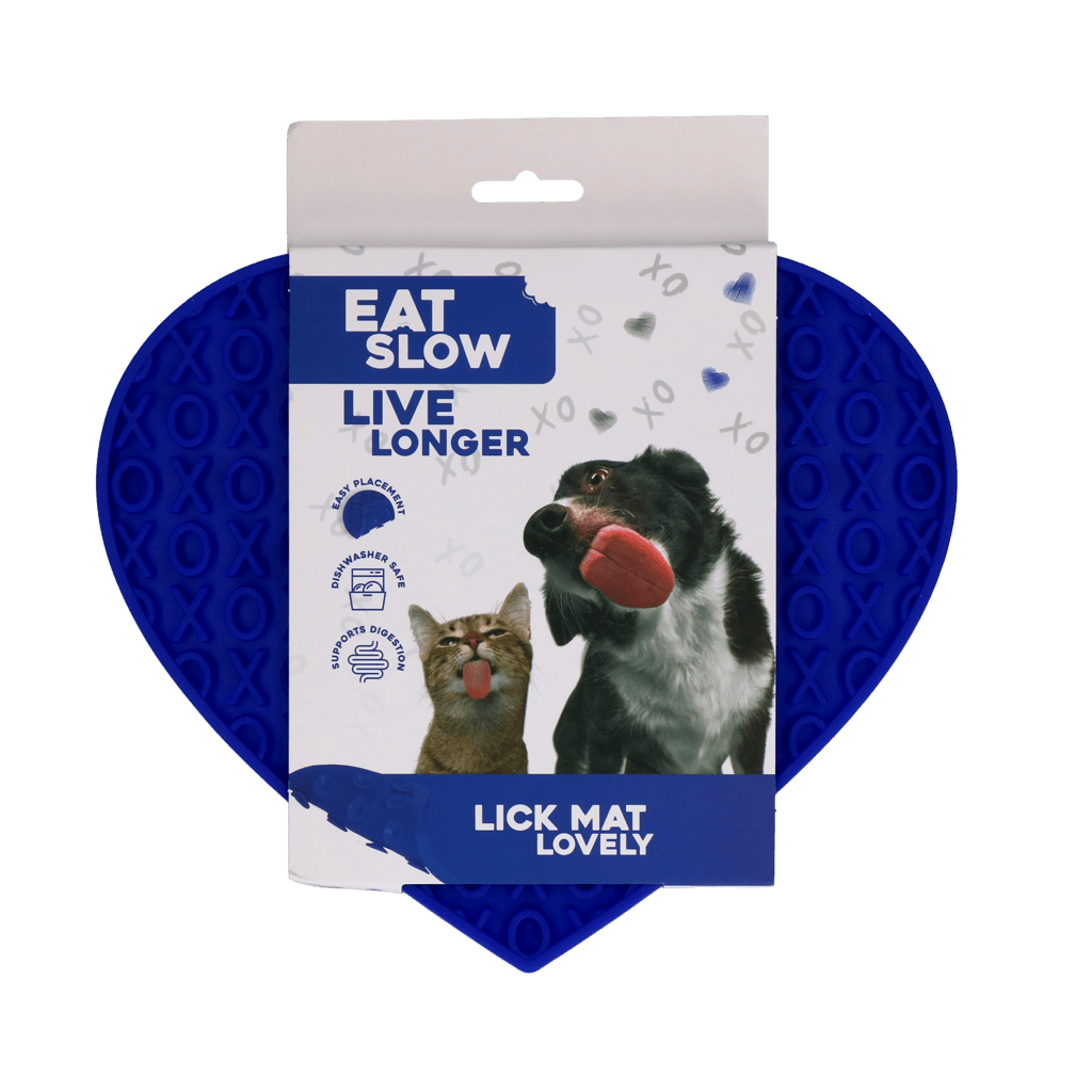 Tapis de léchage Eat Slow Live Longer — Cœur - La Meute Trufféo