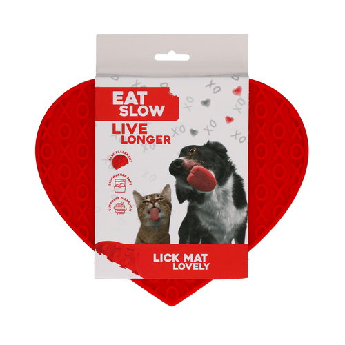 Tapis de léchage Eat Slow Live Longer — Cœur