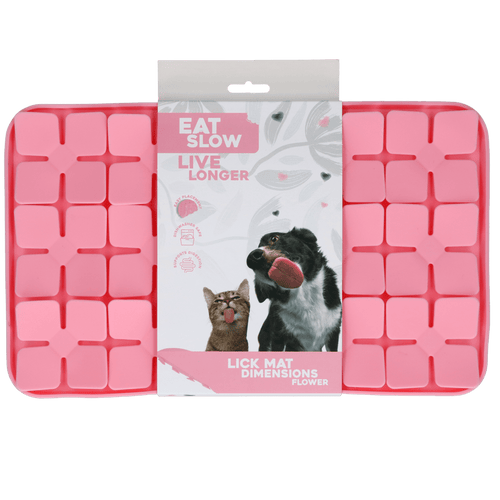 Tapis de léchage Eat Slow Live Longer Dimensions — Fleur