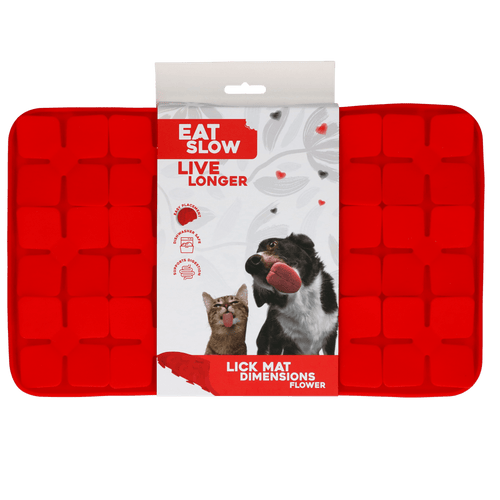 Tapis de léchage Eat Slow Live Longer Dimensions — Fleur