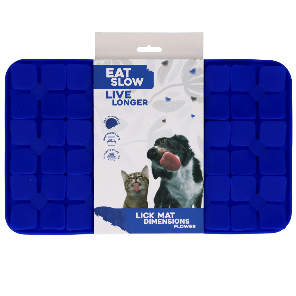 Tapis de léchage Eat Slow Live Longer Dimensions — Fleur - La Meute Trufféo