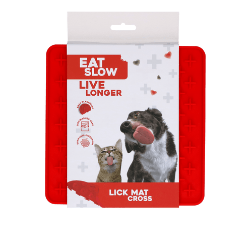 Tapis de léchage Eat Slow Live Longer — Motif Croix