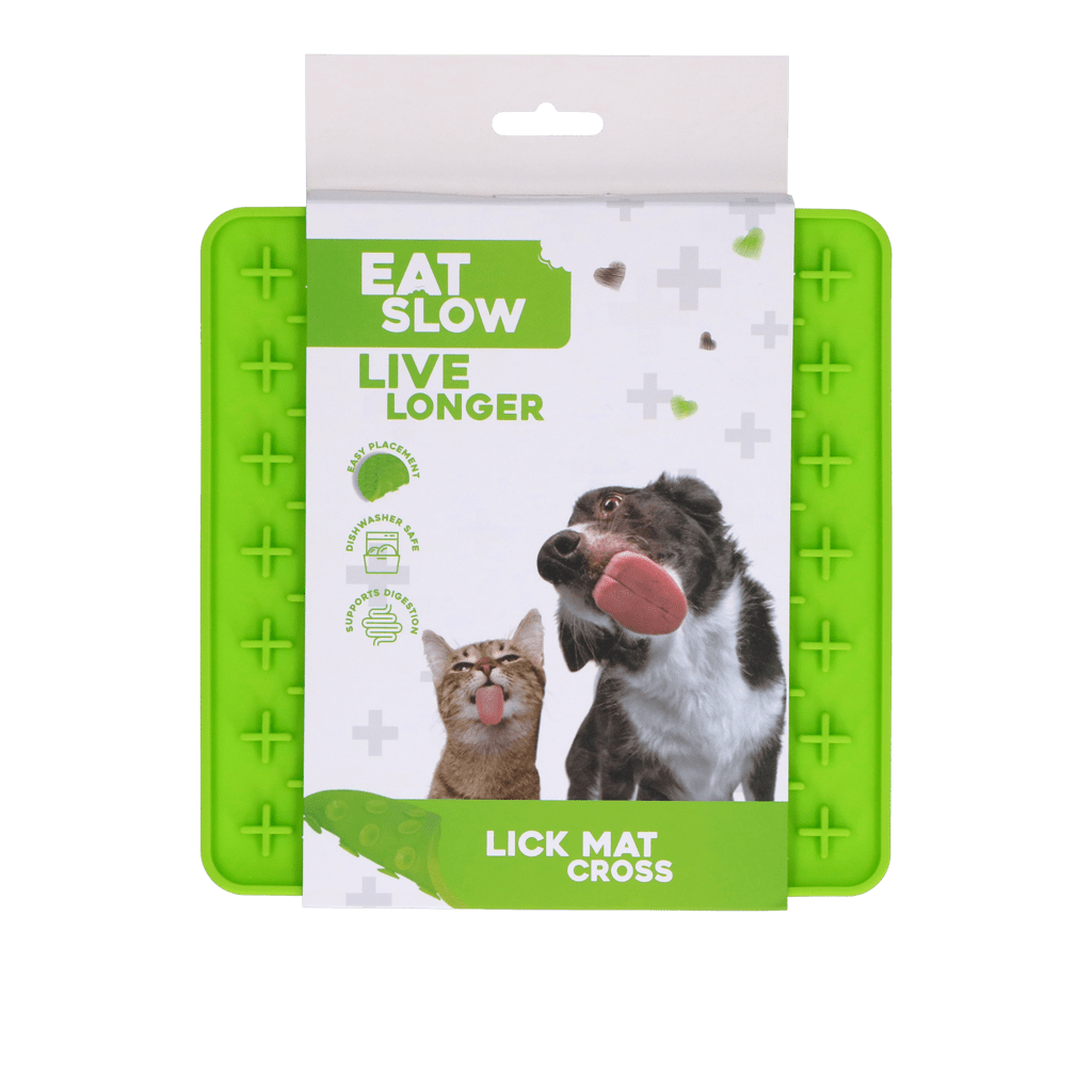 Tapis de léchage Eat Slow Live Longer — Motif Croix - La Meute Trufféo