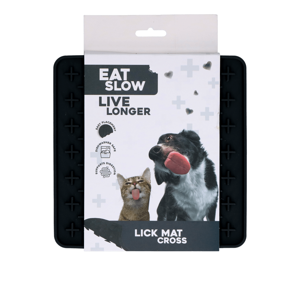 Tapis de léchage Eat Slow Live Longer — Motif Croix - La Meute Trufféo