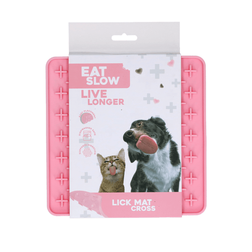 Tapis de léchage Eat Slow Live Longer — Motif Croix