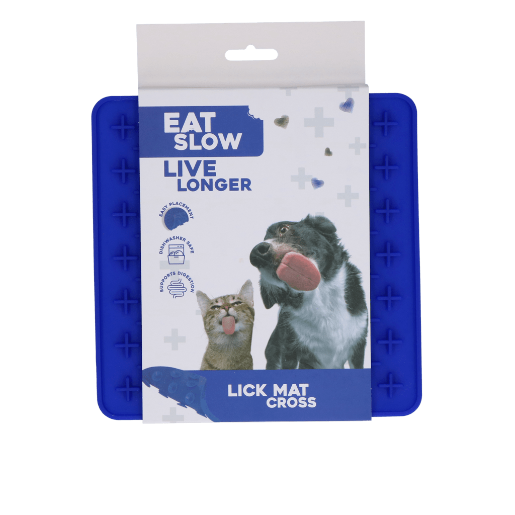 Tapis de léchage Eat Slow Live Longer — Motif Croix - La Meute Trufféo