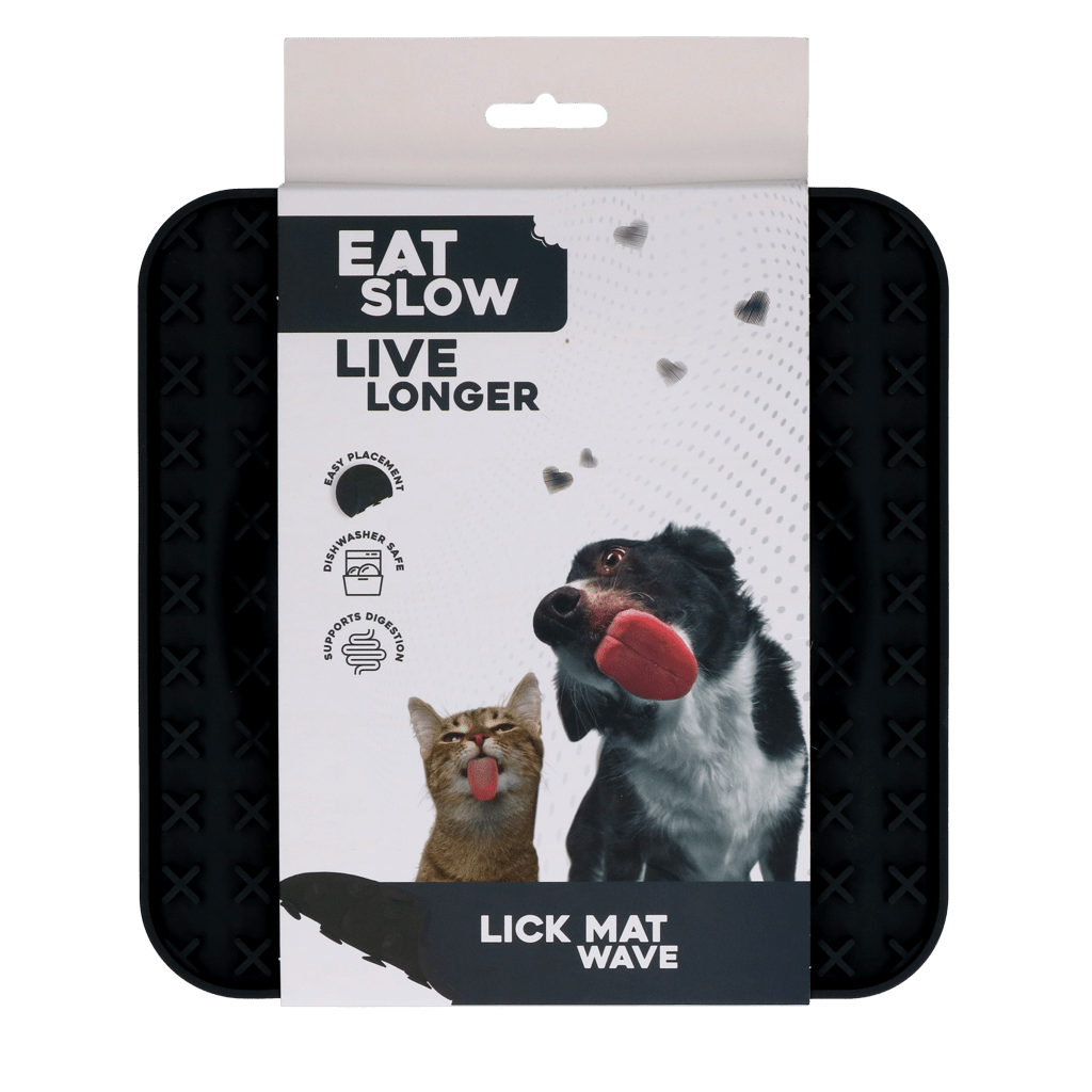 Tapis de léchage Eat Slow Live Longer — Motif Vagues - La Meute Trufféo