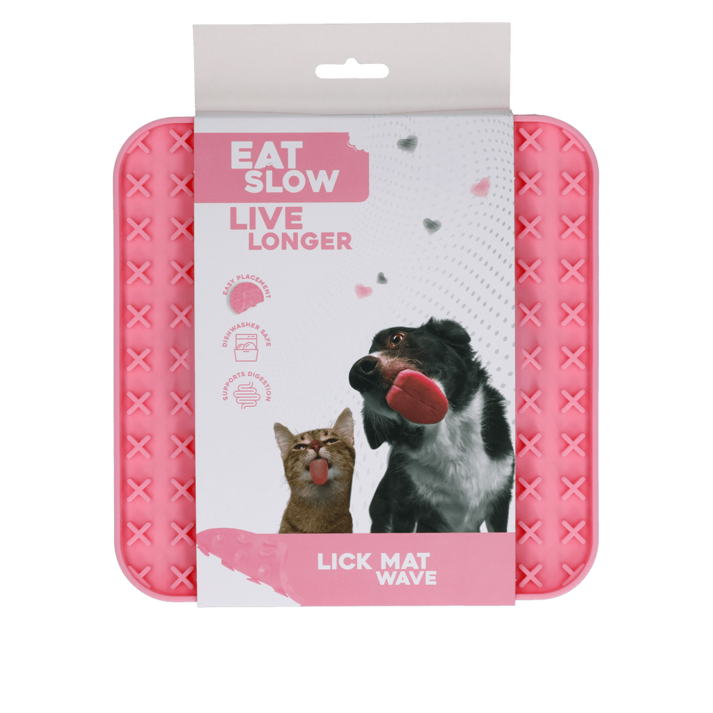 Tapis de léchage Eat Slow Live Longer — Motif Vagues - La Meute Trufféo