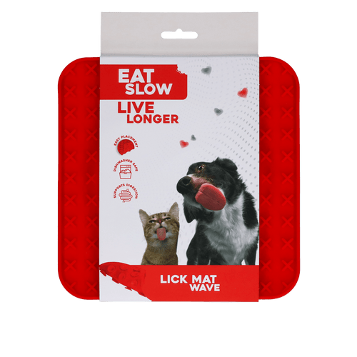 Tapis de léchage Eat Slow Live Longer — Motif Vagues