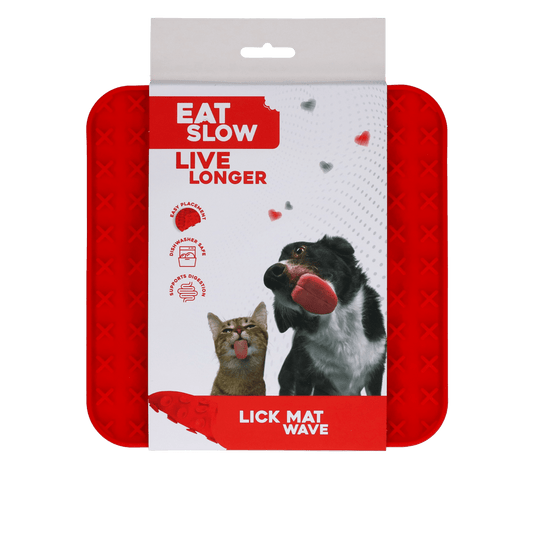 Tapis de léchage Eat Slow Live Longer — Motif Vagues - La Meute Trufféo
