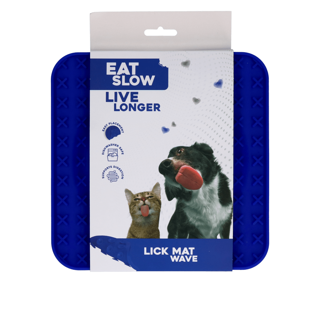 Tapis de léchage Eat Slow Live Longer — Motif Vagues - La Meute Trufféo