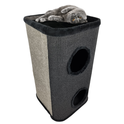 Topmast Krabton Cattower - Zwart - Maat L - 40 x 40 x 76 cm
