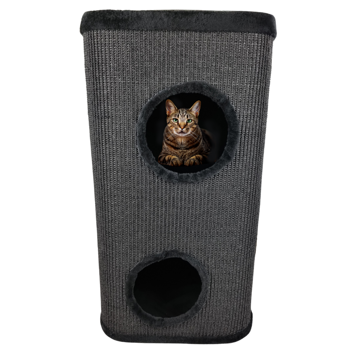 Topmast Krabton Cattower - Zwart - Maat L - 40 x 40 x 76 cm