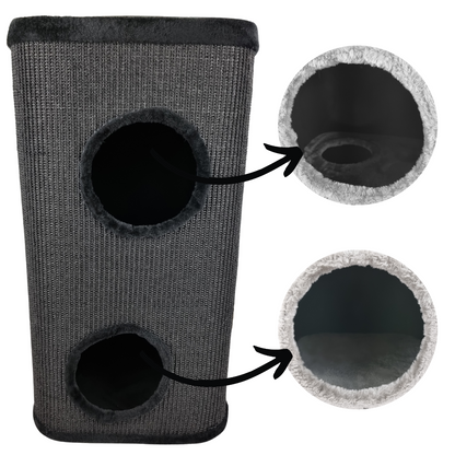 Topmast Krabton Cattower - Zwart - Maat L - 40 x 40 x 76 cm